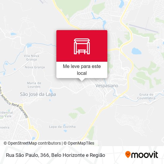 Rua São Paulo, 366 mapa