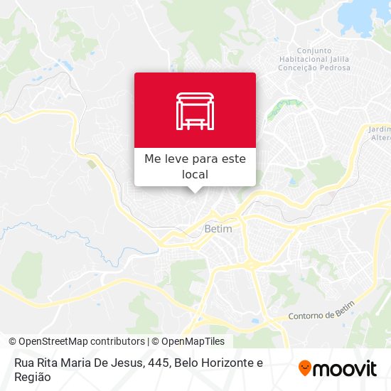 Rua Rita Maria De Jesus, 445 mapa