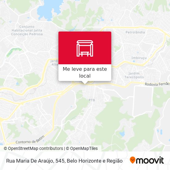 Rua Maria De Araújo, 545 mapa