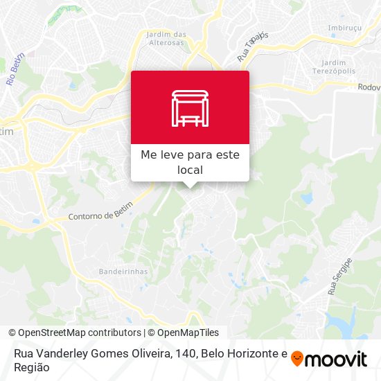 Rua Vanderley Gomes Oliveira, 140 mapa