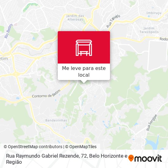 Rua Raymundo Gabriel Rezende, 72 mapa