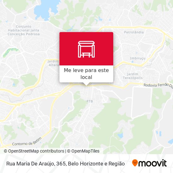 Rua Maria De Araújo, 365 mapa