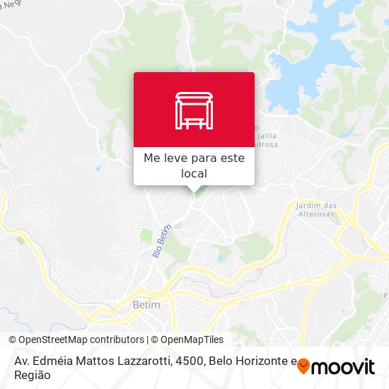 Av. Edméia Mattos Lazzarotti, 4500 mapa