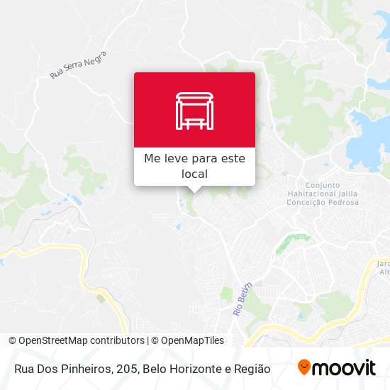Rua Dos Pinheiros, 205 mapa