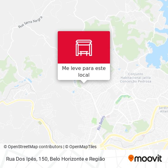 Rua Dos Ipês, 150 mapa