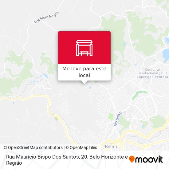 Rua Maurício Bispo Dos Santos, 20 mapa