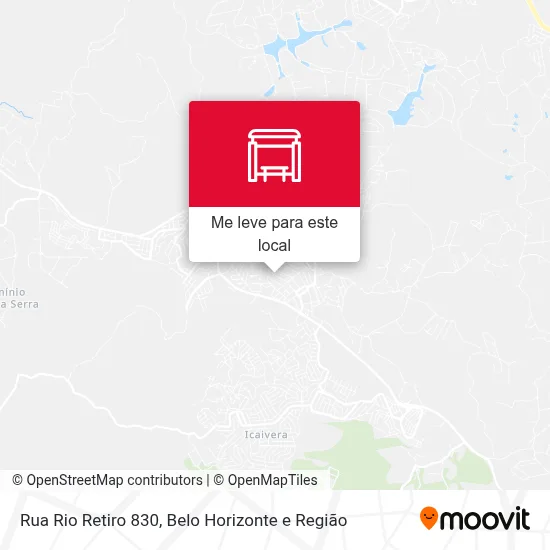 Rua Rio Retiro 830 mapa