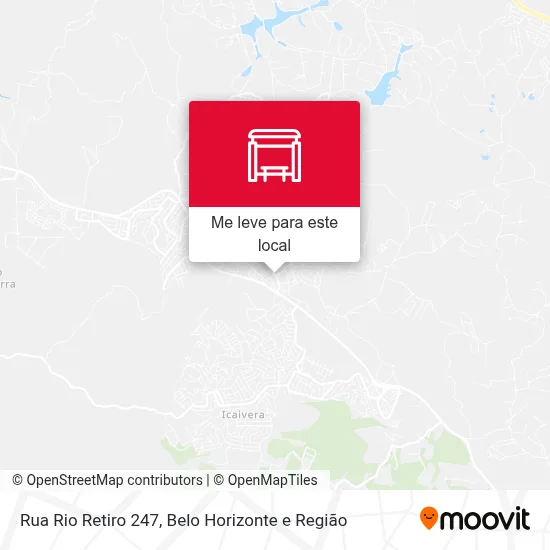 Rua Rio Retiro 247 mapa