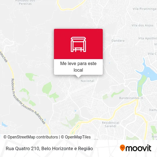 Rua Quatro 210 mapa