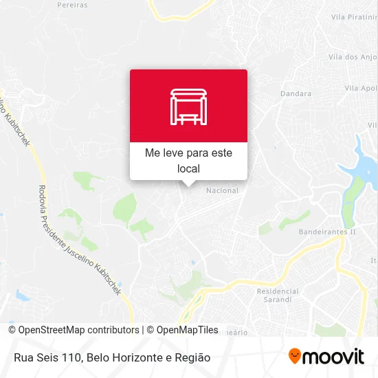 Rua Seis 110 mapa