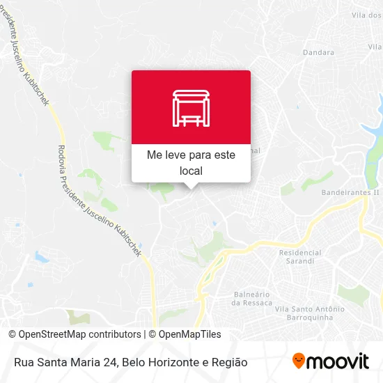 Rua Santa Maria 24 mapa