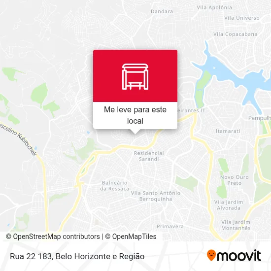 Rua 22 183 mapa