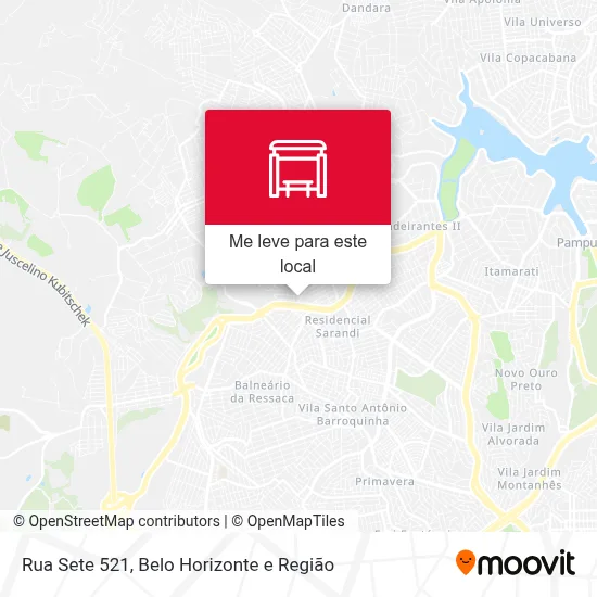 Rua Sete 521 mapa