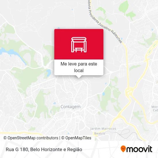 Rua G 180 mapa