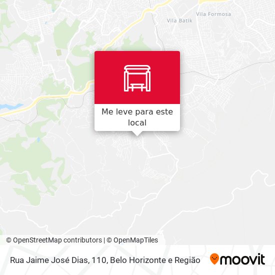 Rua Jaime José Dias, 110 mapa