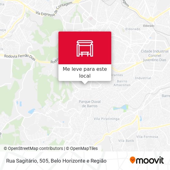 Rua Sagitário, 505 mapa