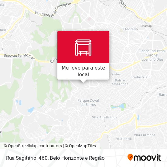 Rua Sagitário, 460 mapa