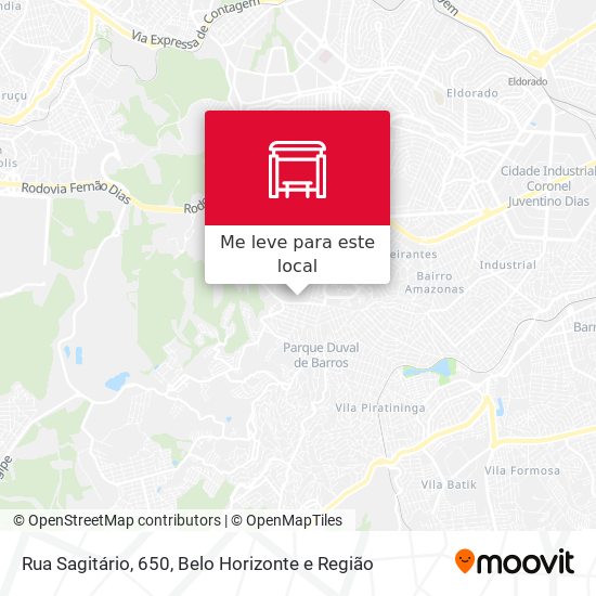 Rua Sagitário, 650 mapa