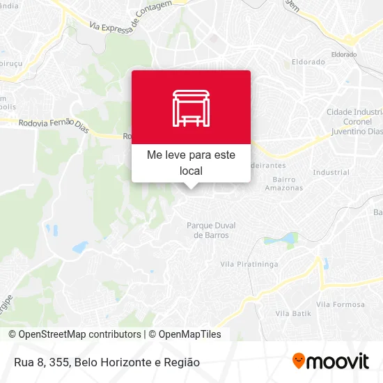 Rua 8, 355 mapa