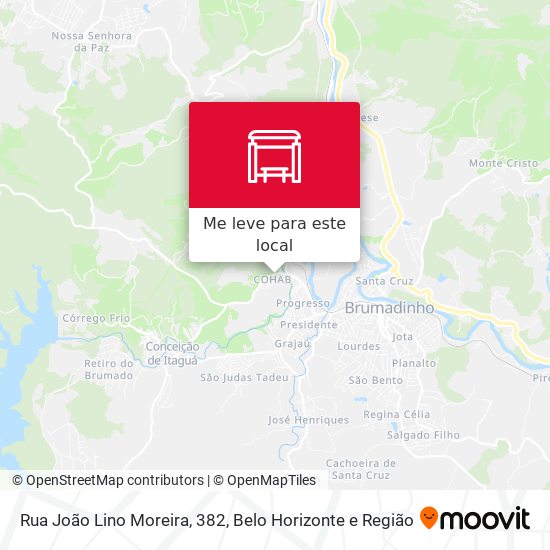 Rua João Lino Moreira, 382 mapa