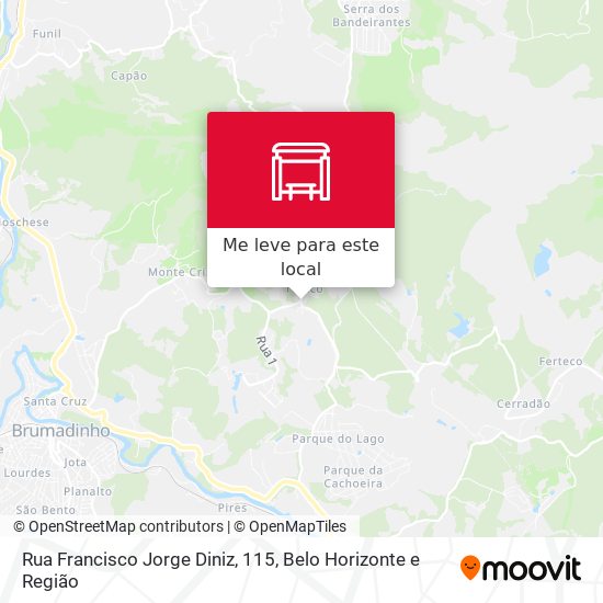 Rua Francisco Jorge Diniz, 115 mapa