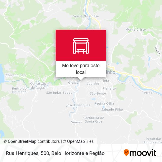 Rua Henriques, 500 mapa
