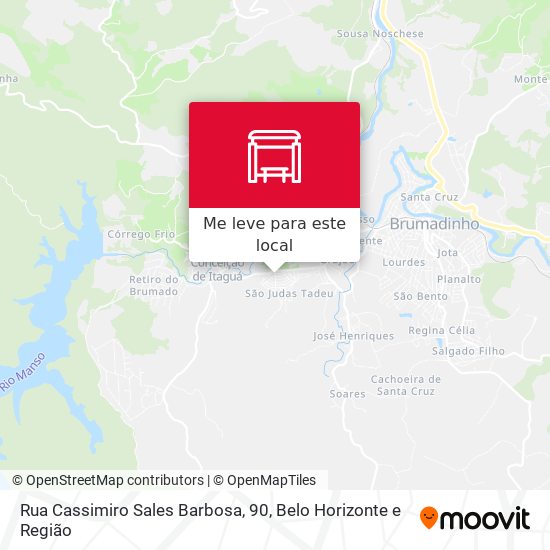Rua Cassimiro Sales Barbosa, 90 mapa