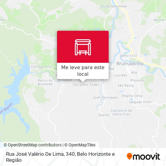 Rua José Valério De Lima, 340 mapa