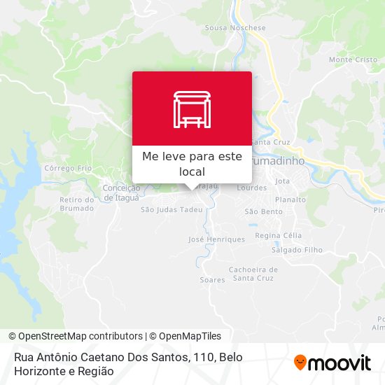 Rua Antônio Caetano Dos Santos, 110 mapa