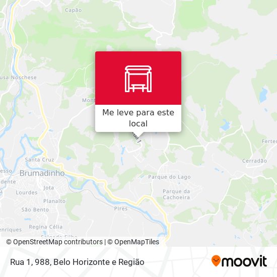 Rua 1, 988 mapa