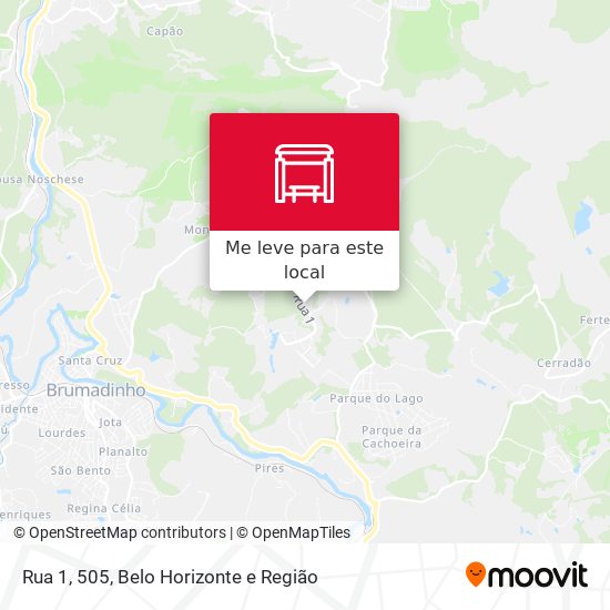 Rua 1, 505 mapa
