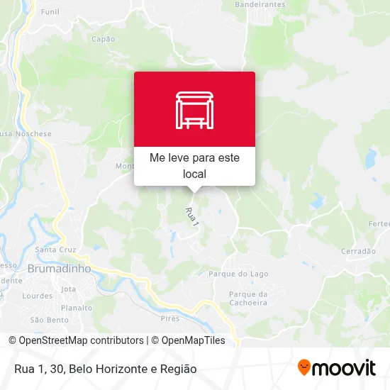Rua 1, 30 mapa