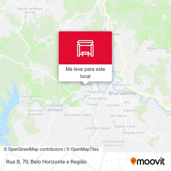 Rua B, 70 mapa