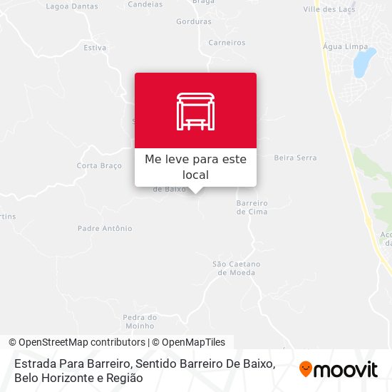 Estrada Para Barreiro, Sentido Barreiro De Baixo mapa