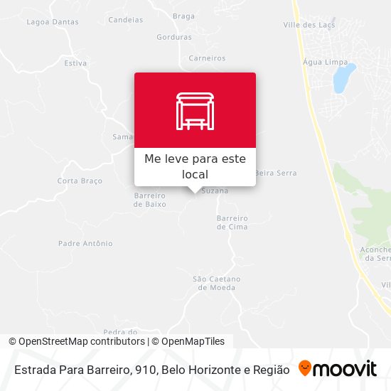 Estrada Para Barreiro, 910 mapa