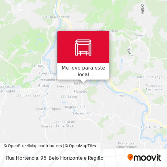 Rua Hortência, 95 mapa