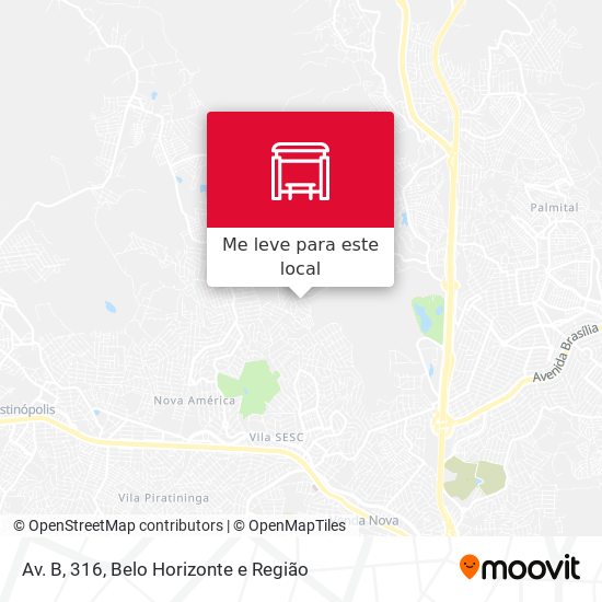 Av. B, 316 mapa