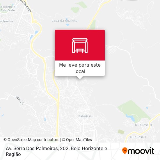 Av. Serra Das Palmeiras, 202 mapa