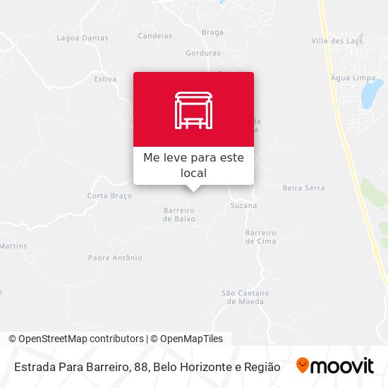 Estrada Para Barreiro, 88 mapa