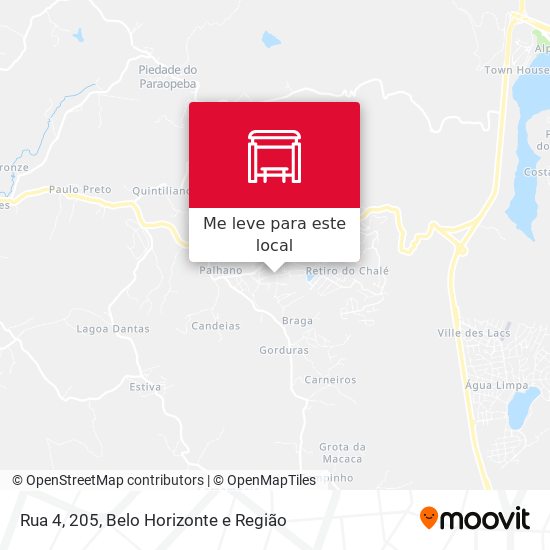 Rua 4, 205 mapa