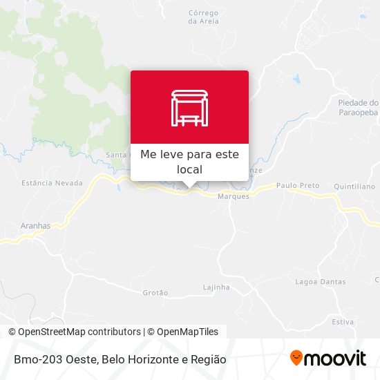 Bmo-203 Oeste mapa