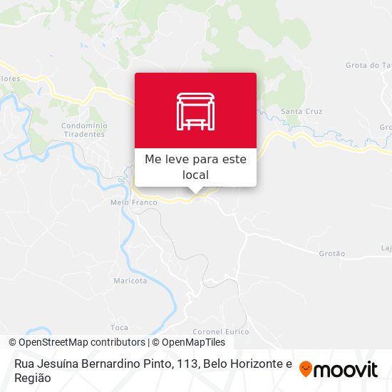 Rua Jesuína Bernardino Pinto, 113 mapa