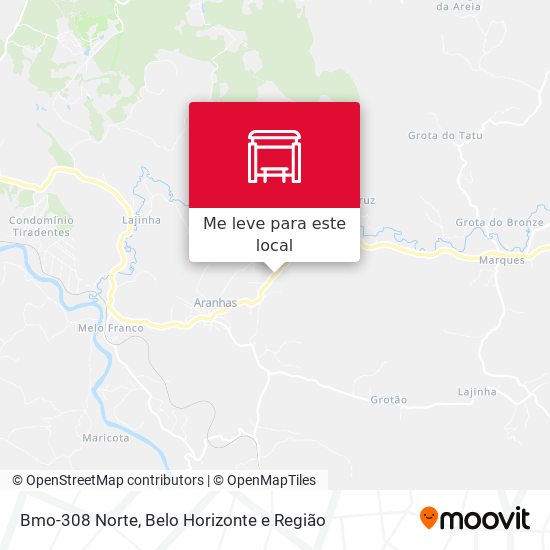 Bmo-308 Norte mapa