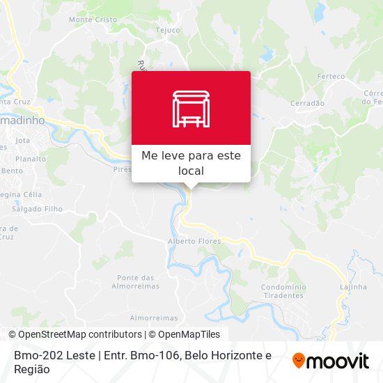 Bmo-202 Leste | Entr. Bmo-106 mapa