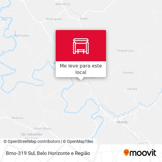 Bmo-319 Sul mapa