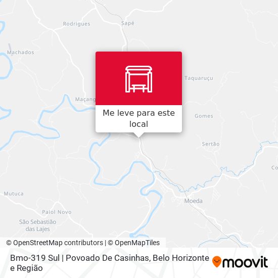 Bmo-319 Sul | Povoado De Casinhas mapa