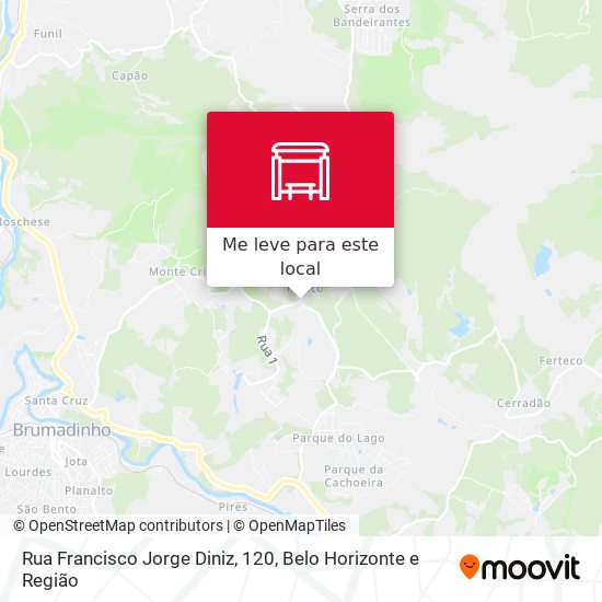 Rua Francisco Jorge Diniz, 120 mapa