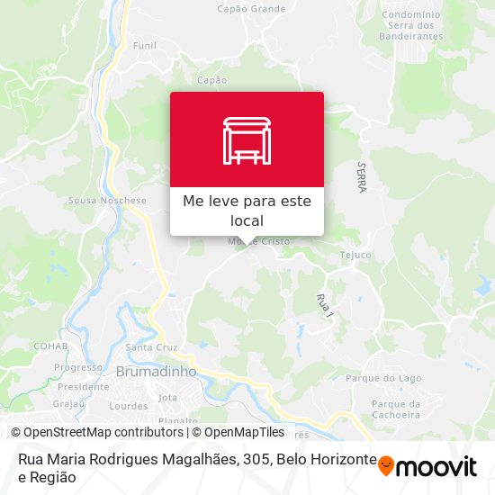 Rua Maria Rodrigues Magalhães, 305 mapa
