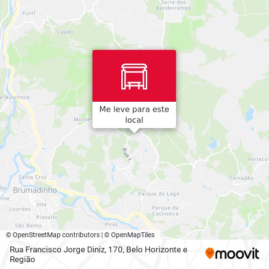 Rua Francisco Jorge Diniz, 170 mapa