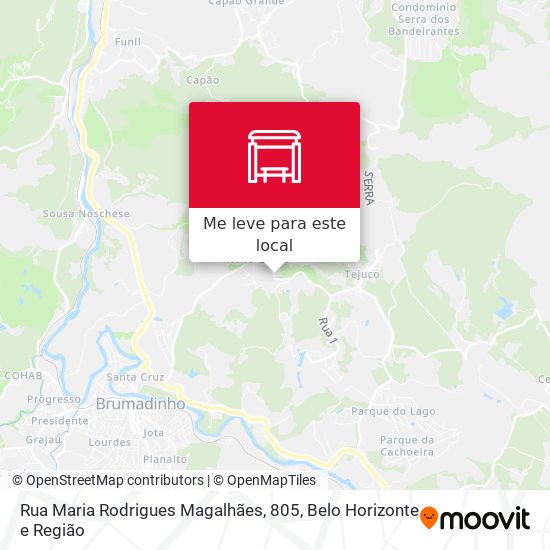 Rua Maria Rodrigues Magalhães, 805 mapa